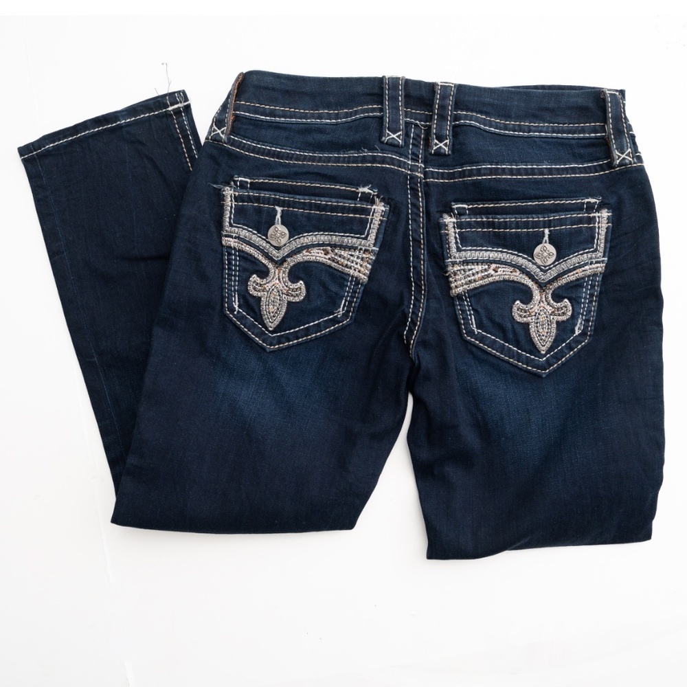 Rock Revival Yara Cuffed Stretch Capri Jeans - Picture 6 of 13